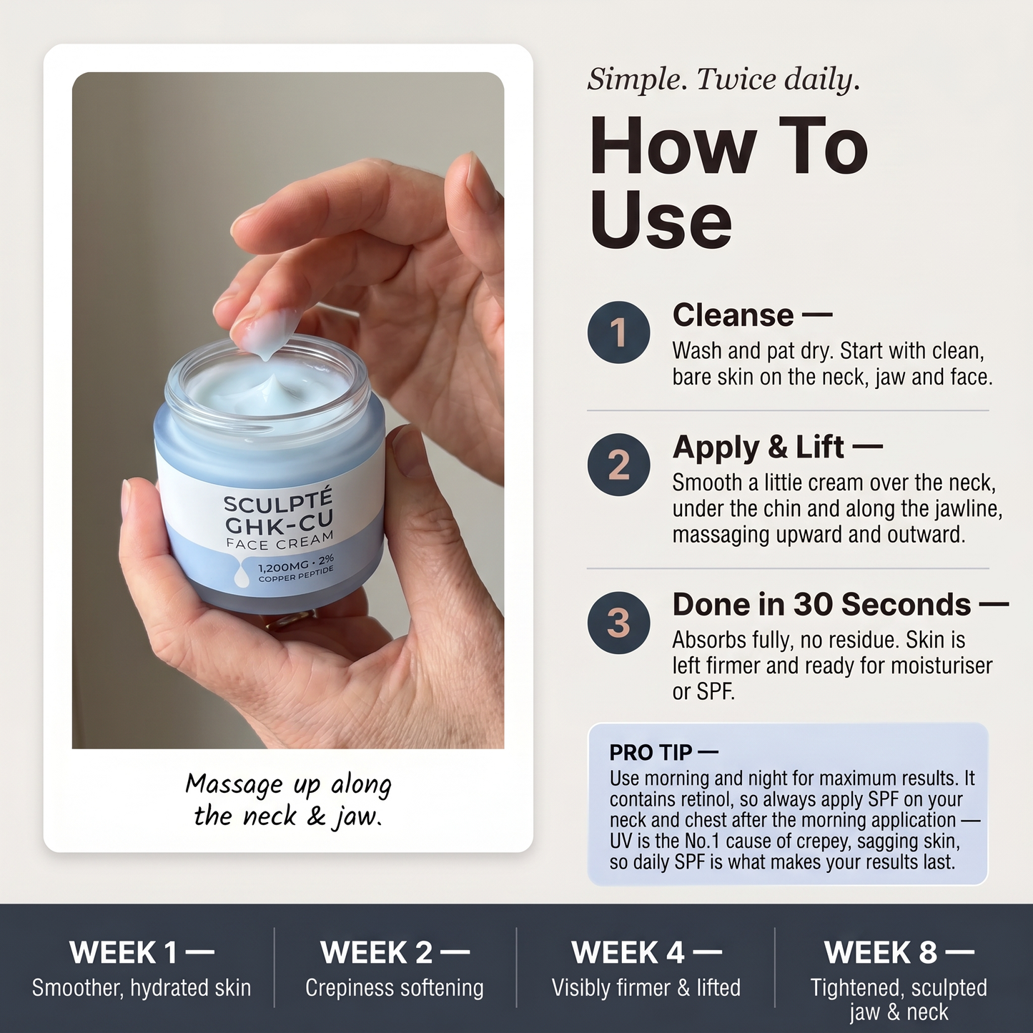 Sculpté Neck Lift Cream