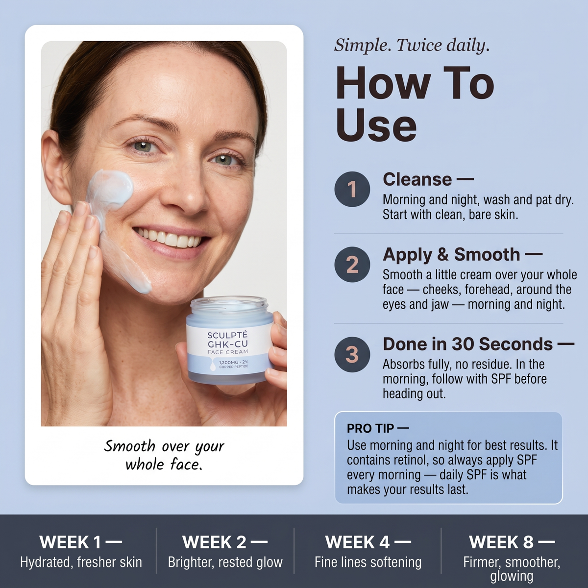 Sculpté Wrinkle Smoothing Cream