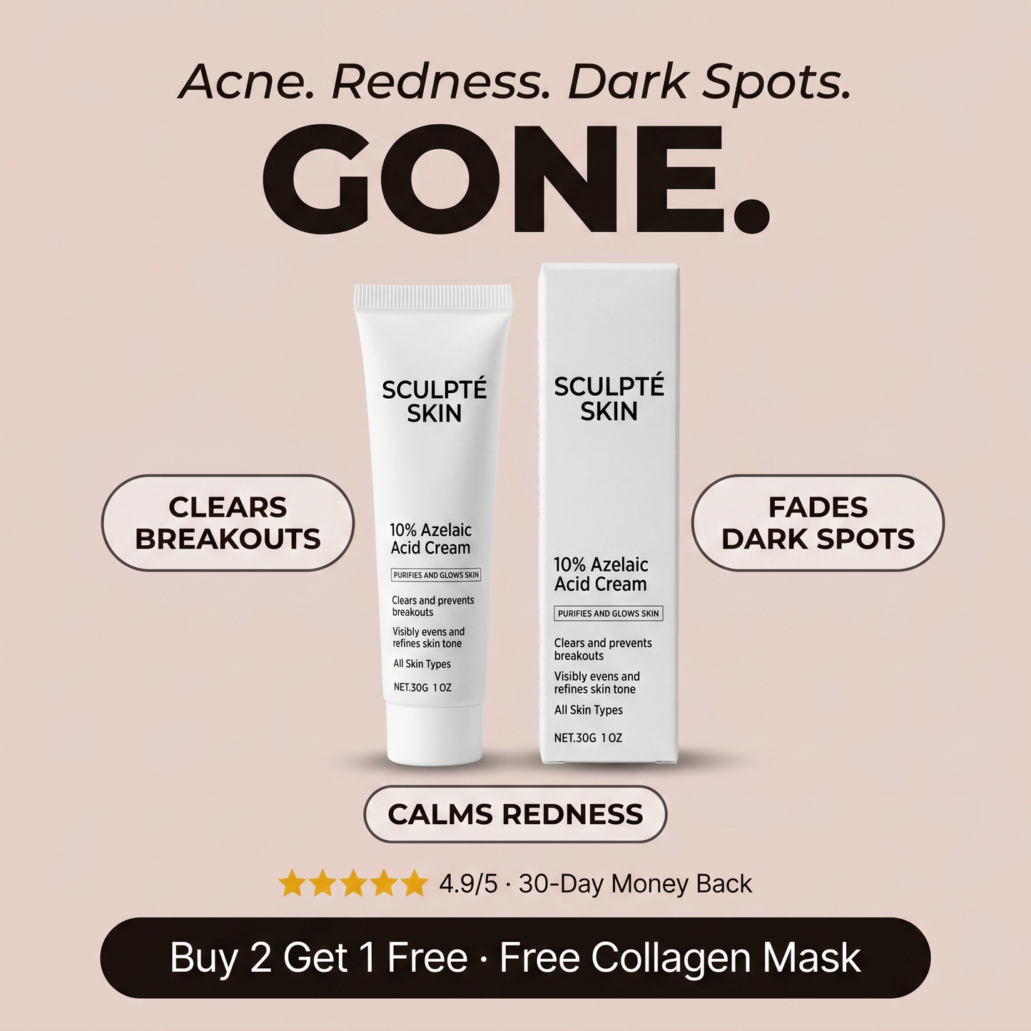 Sculpté Azelaic Acid Cream
