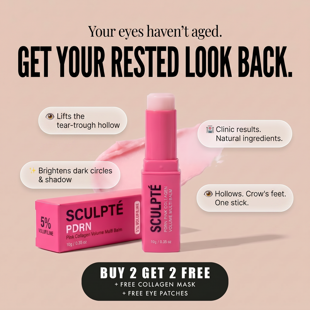 SCULPTÉ Under-Eye Lift Balm