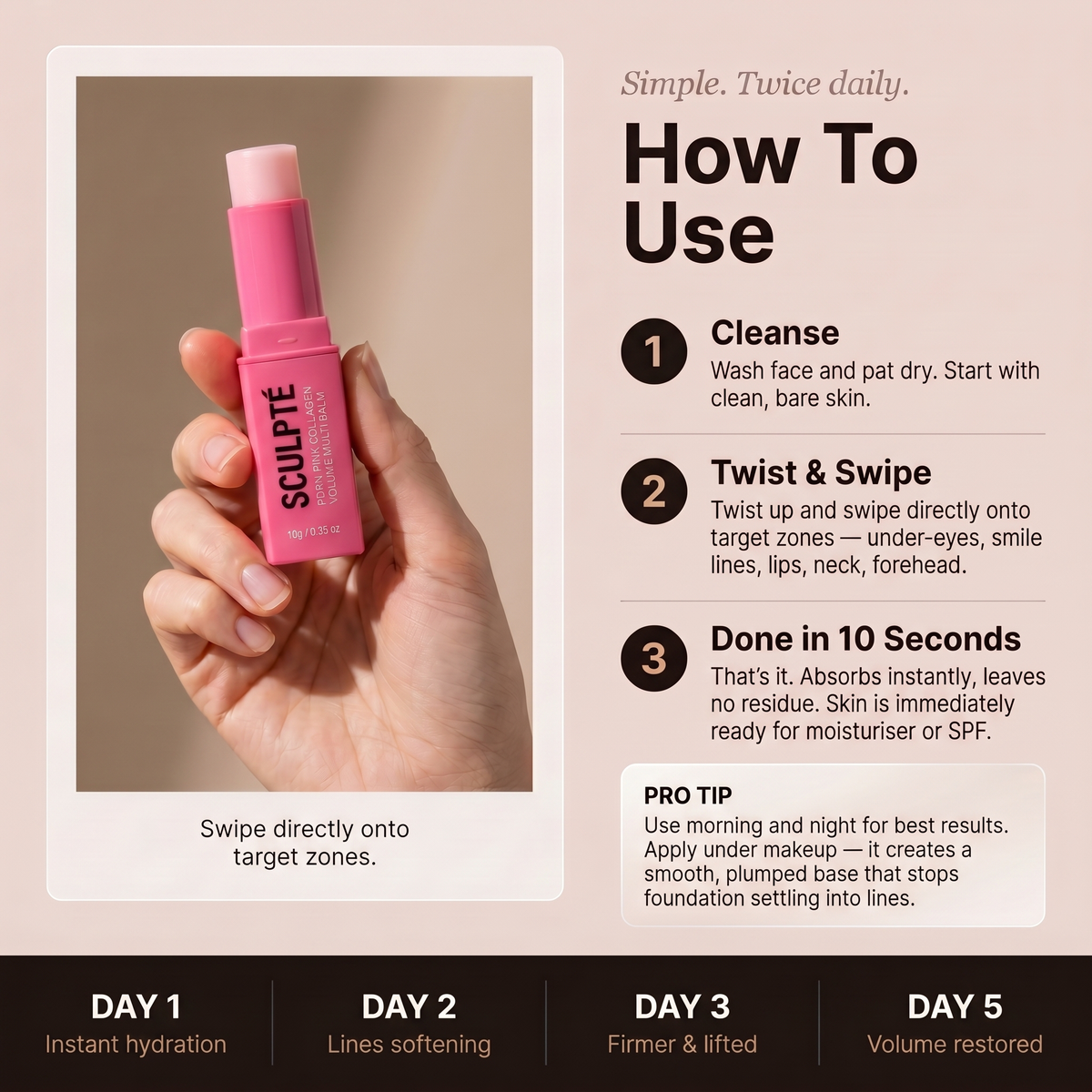 SCULPTÉ Under-Eye Lift Balm